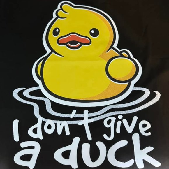 New Men's Casual "I Don't Give A Duck" Jeep Crew Neck Short Sleeves - Picture 2 of 4